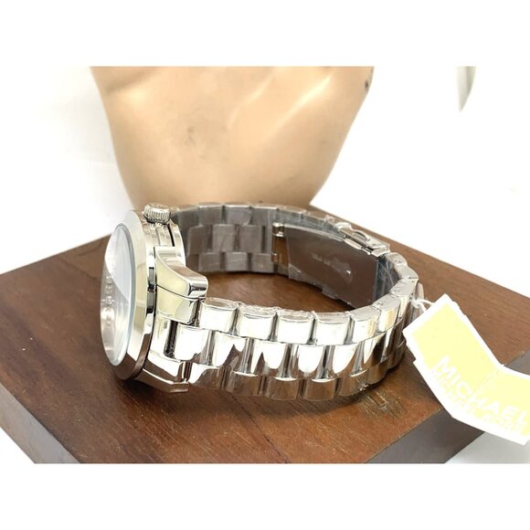 Michael Kors Women's Watch MK6531 Runway Quartz Silver Stainless Steel 40mm - Picture 9 of 14